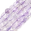 Natural Light Amethyst Nuggets Beads Strands G-J335-11-1