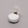 Transparent Plastic Ring Boxes OBOX-WH0014-01B-2