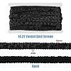 13M Polyester Lace Trims SRIB-WH0011-097A-2