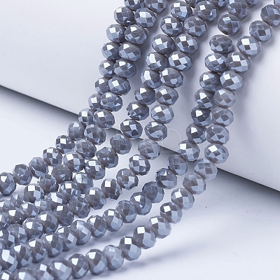 Electroplate Glass Beads Strands LS-EGLA-A034-P3mm-A15-1