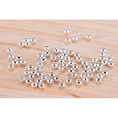 925 Sterling Silver Spacer Beads STER-WH0006-01-1