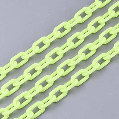 Opaque Acrylic Cable Chains X-SACR-N010-002I-1