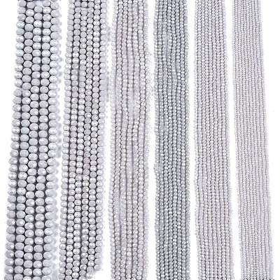 Electroplate Glass Beads Strands EGLA-A044-P3mm-A19-1