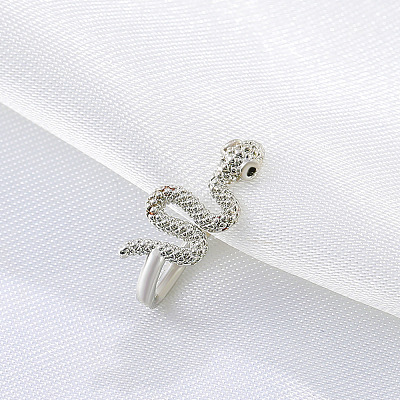 Brass Snake Clip on Nose Rings WGF4B6F-02-1