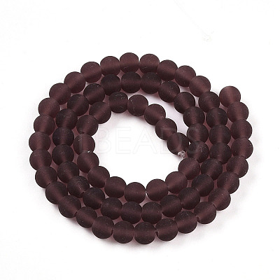 Transparent Glass Beads Strands GLAA-T032-T6mm-MD19-1