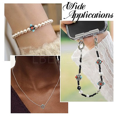 18Pcs 6 Styles Tibetan Style Alloy Beads FIND-CJ0005-74-1