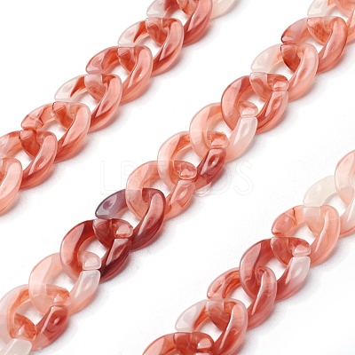 Acrylic Curb Chains SACR-P065-R07-1