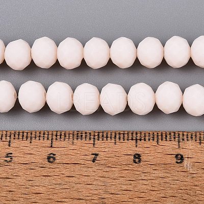 Glass Beads Strands EGLA-A034-P8mm-MD17-A-1