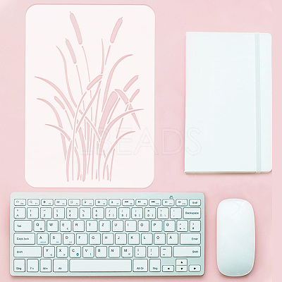 6Pcs 6 Styles PET Hollow Out Drawing Painting Stencils DIY-WH0394-0314-1