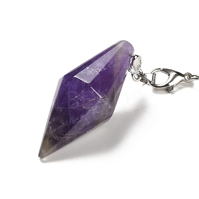 Natural & Synthetic Gemstone Pointed Dowsing Pendulums G-F763-05P-1