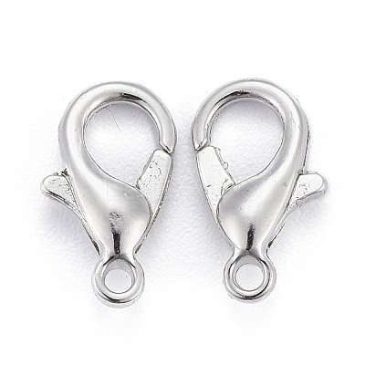 Zinc Alloy Lobster Claw Clasps E103-P-NF-1