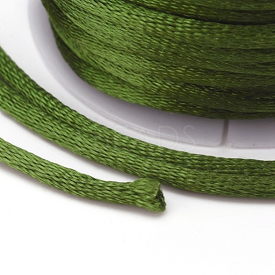 (Clearance Sale)Nylon Satin Rattail Cords NWIR-L006-1mm-10-1