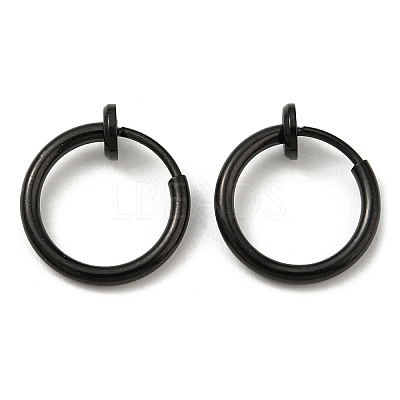 304 Stainless Steel Clip-on Earrings EJEW-P232-01EB-1
