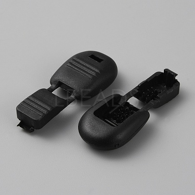 Plastic Zipper Pull Cord Lock Cord Ends KY-WH0046-88C-03-1