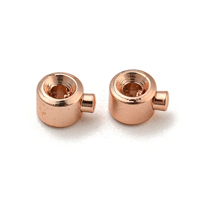 Brass Crimp Beads KK-Z030-17A-RG-1