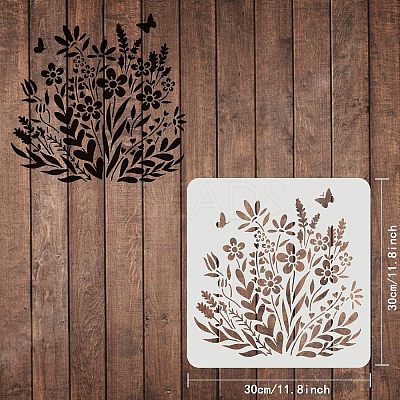 Plastic Reusable Drawing Painting Stencils Templates DIY-WH0172-465-1