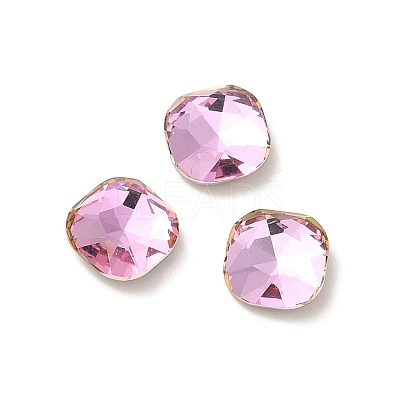 Glass Rhinestone Cabochons RGLA-P037-07B-D223-1