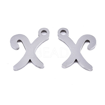 Non-Tarnish 201 Stainless Steel Charms X-STAS-T044-217P-X-1