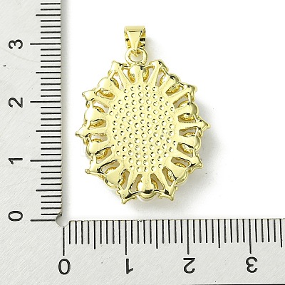Eco-Friendly Brass Pendants KK-A204-02A-04G-1