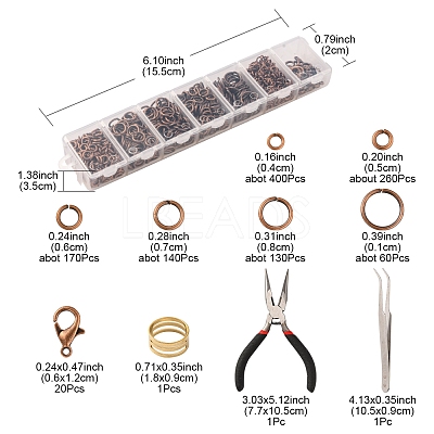 DIY Jewelry Making Finding Kit DIY-YW0006-12R-1