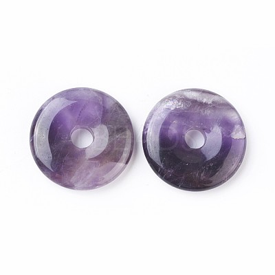 Natural Amethyst Pendants G-F639-04A-1