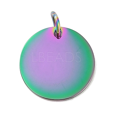 Ion Plating(IP) 304 Stainless Steel Pendants LS-STAS-I311-32E-RC-1