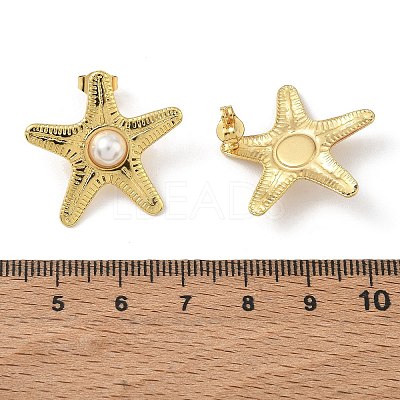 304 Stainless Steel Stud Earrings SA-CBA46AF-05G-02-1