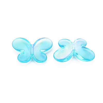 Transparent Acrylic Beads TACR-N006-50-A02-1