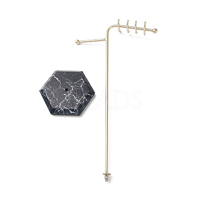 T Bar Iron Jewelry Display Stands ODIS-K003-08LG-1