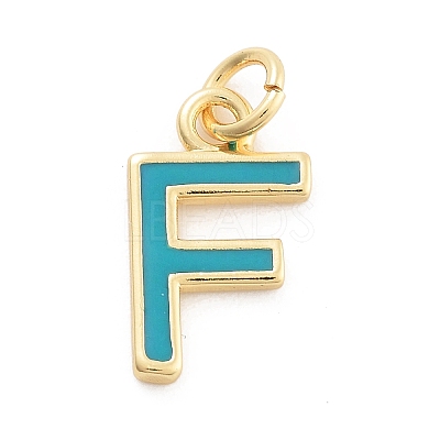 Rack Plating Brass Pendants KK-C065-03F-G-1