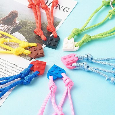 Polyester & Spandex Cord Bracelet Sets BJEW-JB06367-1