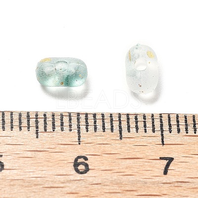Gradient Color Transparent Frosted Acrylic Beads OACR-M023-06H-1