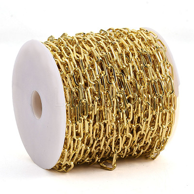 Unwelded Iron Paperclip Chains CH-S125-02F-G-1