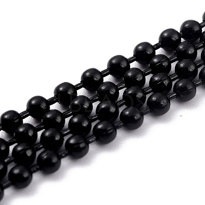 Handmade Brass Ball Chains X-KK-J276-16B-P01-1