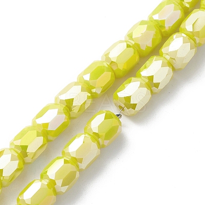Electroplate Glass Beads Strands EGLA-K015-08A-1