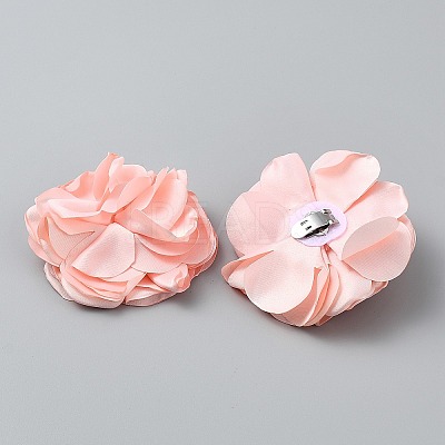 Flower Cloth Shoe Decoration AJEW-WH0039-45D-1