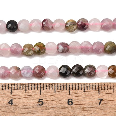Natural Multicolor Tourmaline Beads Strands G-D110-F02-04-1