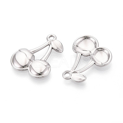 304 Stainless Steel Pendants STAS-T065-76P-1