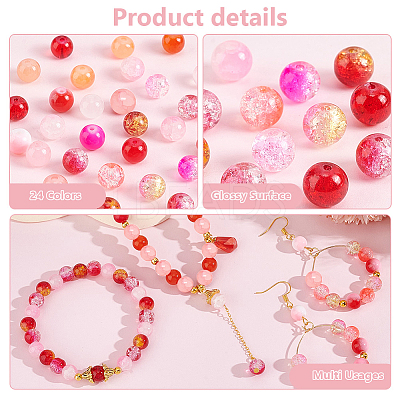 552Pcs 24 Styles Glass Beads GLAA-PH0003-18-1