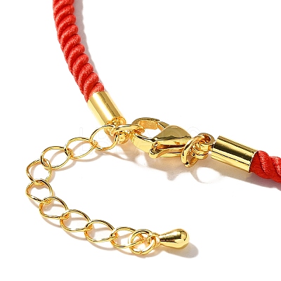Nylon Milan Cord Necklace Making MAK-M028-01G-06-1