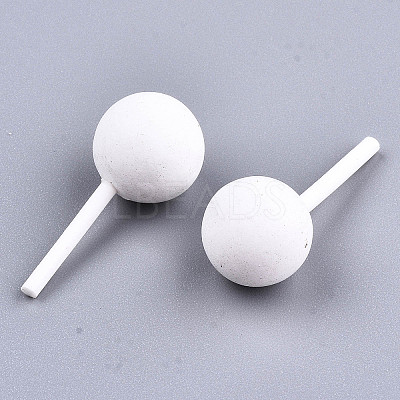 Handmade Polymer Clay 3D Lollipop Embellishments CLAY-T016-82G-1