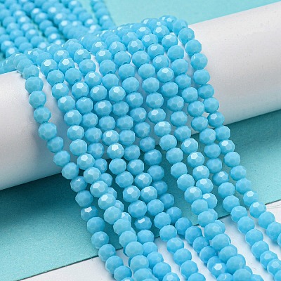 Opaque Glass Beads Stands EGLA-A035-P4mm-D08-1