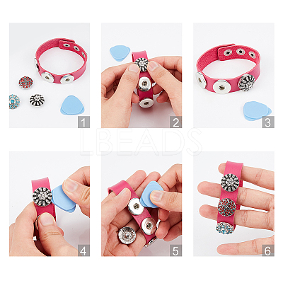 Imitation Leather Cord Bracelets BJEW-PH0004-06-1