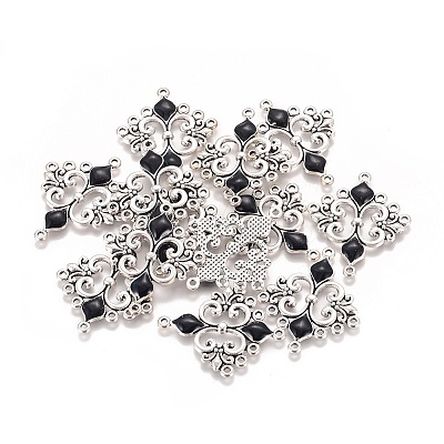 Alloy Enamel Chandelier Component Links LS-ENAM-EA9734Y-1-1