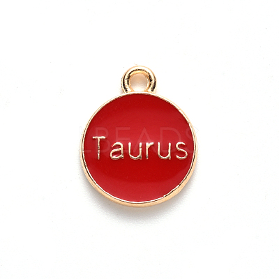 Alloy Enamel Pendants ENAM-S124-01B-07C-1