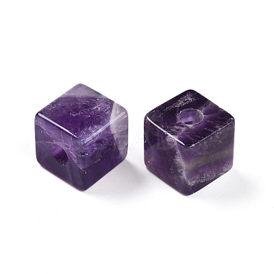 Natural Amethyst European Beads G-N345-07A-06-1