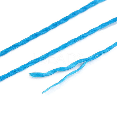 2-Ply Round Waxed Cotton Thread Cords YC-T004-01A-21-1