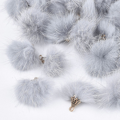 Faux Mink Fur Tassel Pendant Decorations FIND-S300-37I-1