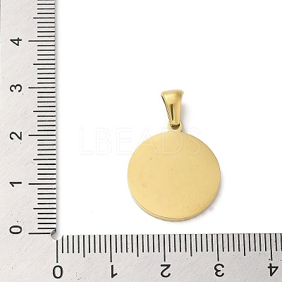 Ion Plating(IP) 304 Stainless Steel Pendants STAS-I204-N-G-1
