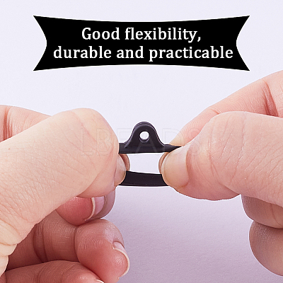 5 Strands Rubber Lanyard Straps DIY-GF0007-92-1